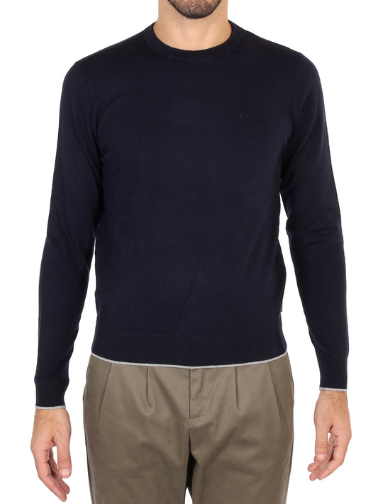 Pullover Uomo 8NZM6A Blu