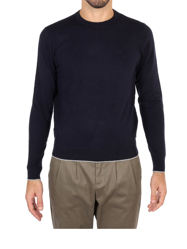 Pullover Uomo 8NZM6A Blu