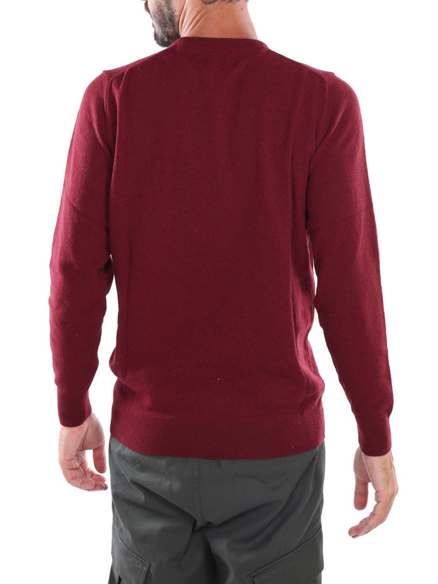 Pullover Uomo MKN0345 Rosso