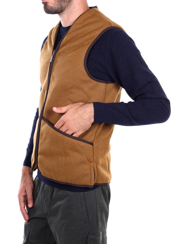 Gilet Uomo MLI0004 Marrone