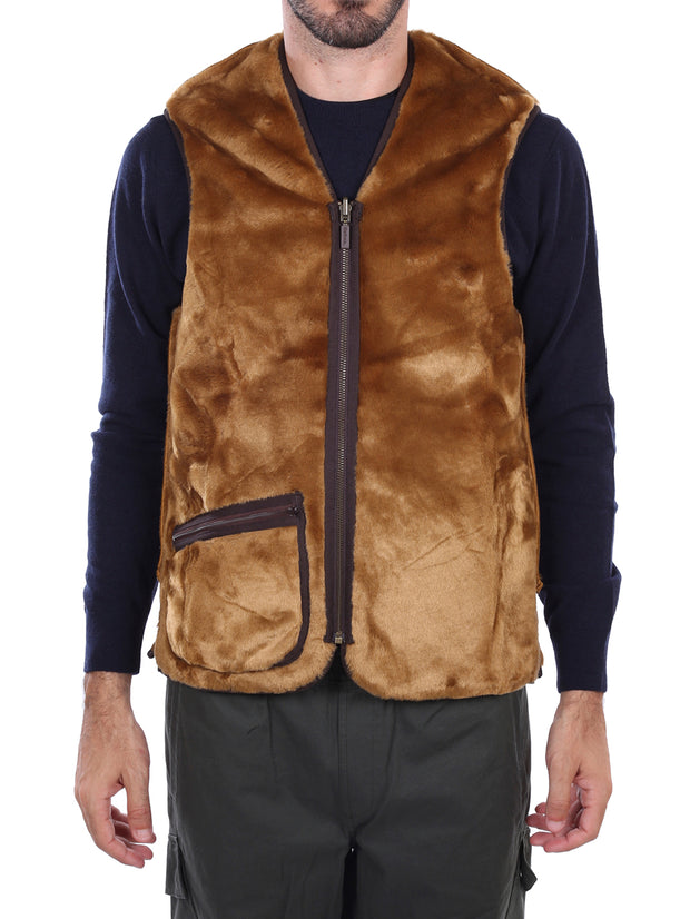 Gilet Uomo MLI0004 Marrone