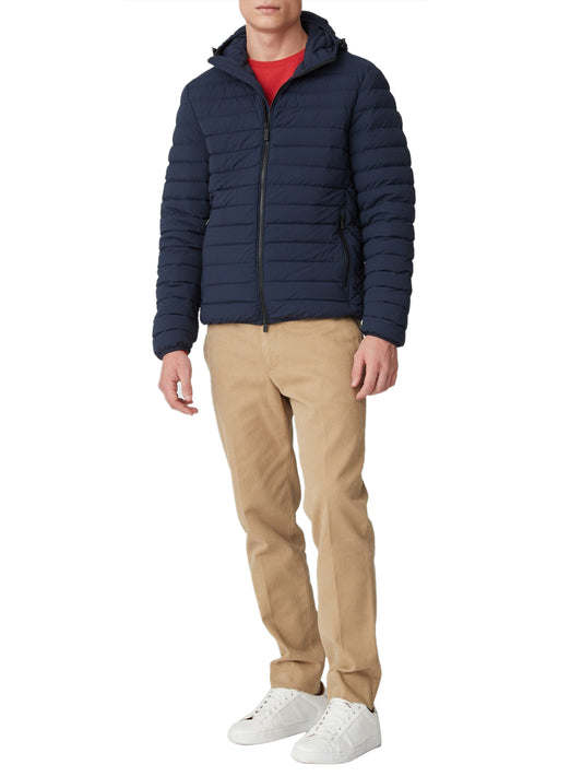 Piumino Uomo Light Down Hoody Jacket Blu