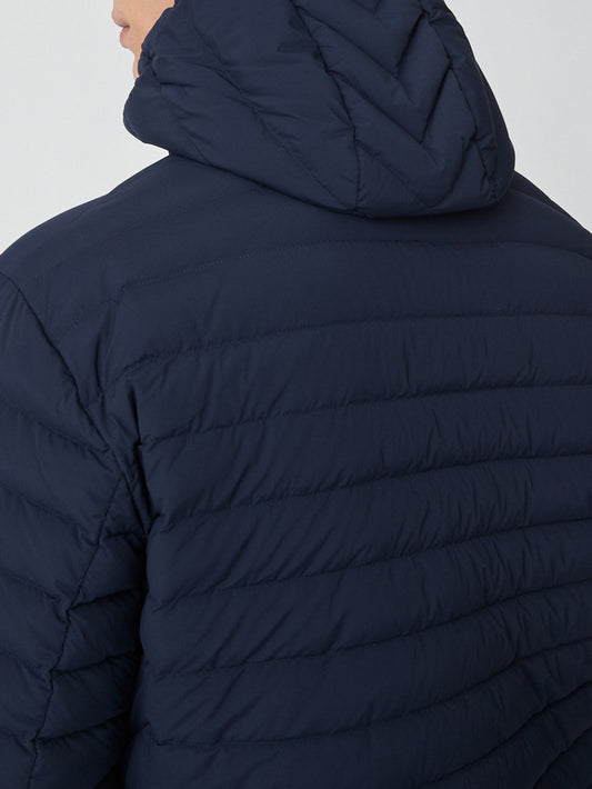 Piumino Uomo Light Down Hoody Jacket Blu