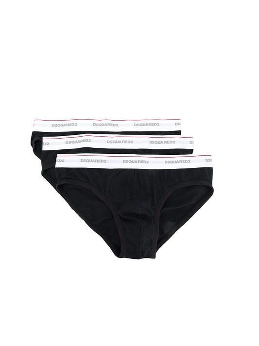 Slip Uomo Brief tri-pack Nero