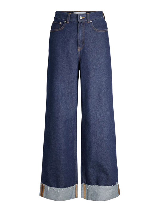 Jeans Regular Donna Jx Tokyo wide fold hw jeans Blu