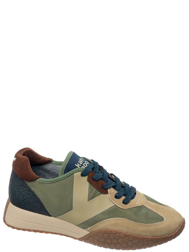 Sneakers Uomo W24-S00KM9718 Beige / Verde Militare