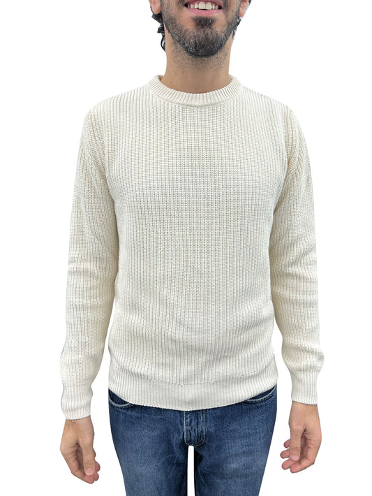 Maglia Uomo girocollo Bianco