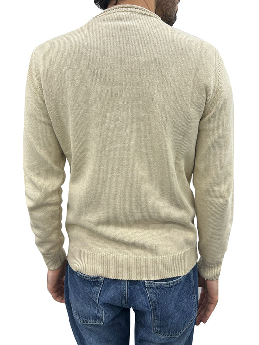 Pullover Uomo Beige