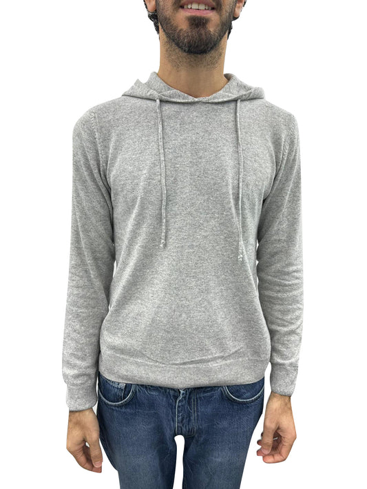 Maglia Uomo cappuccio Grigio