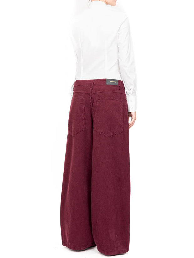 Pantalone Casual Bordeaux