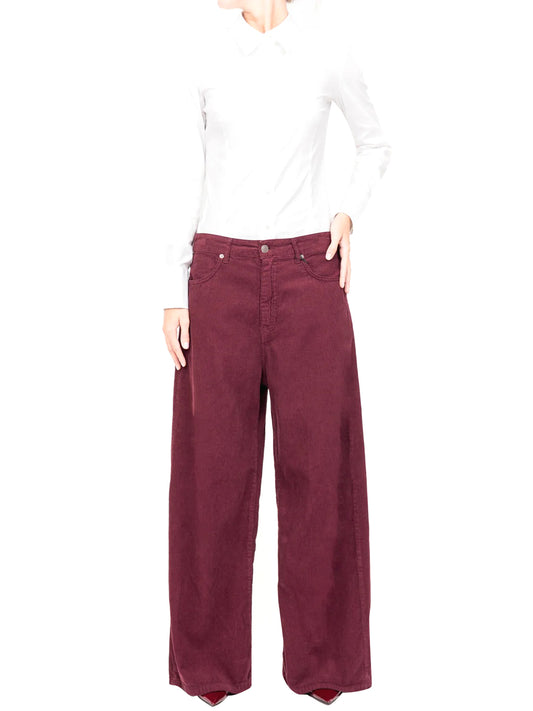 Pantalone Casual Donna Rosso