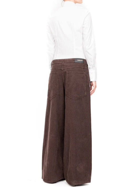 Pantalone Casual Donna Marrone