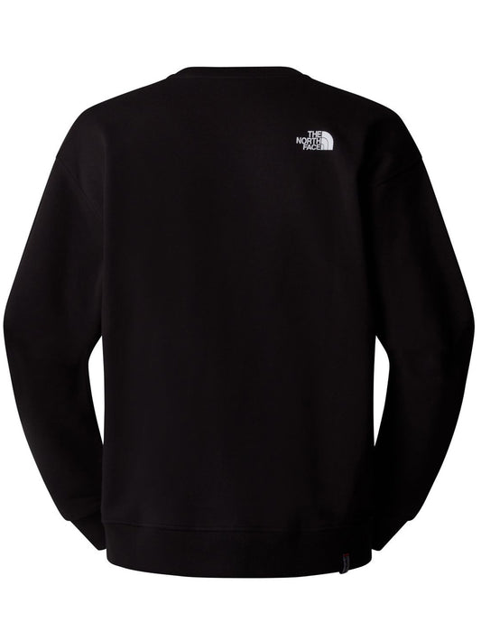 Felpa Girocollo Unisex Axys crew Nero