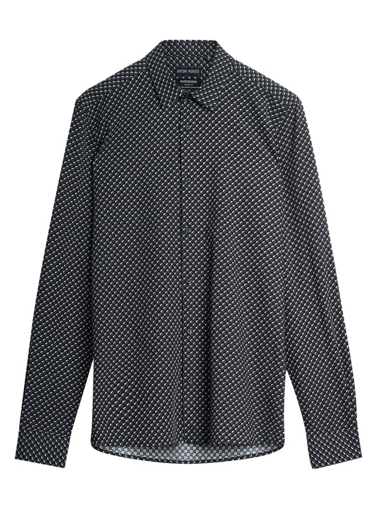 Antony Morato Camicia Casual Uomo MMSL00614-FA430651 Nero