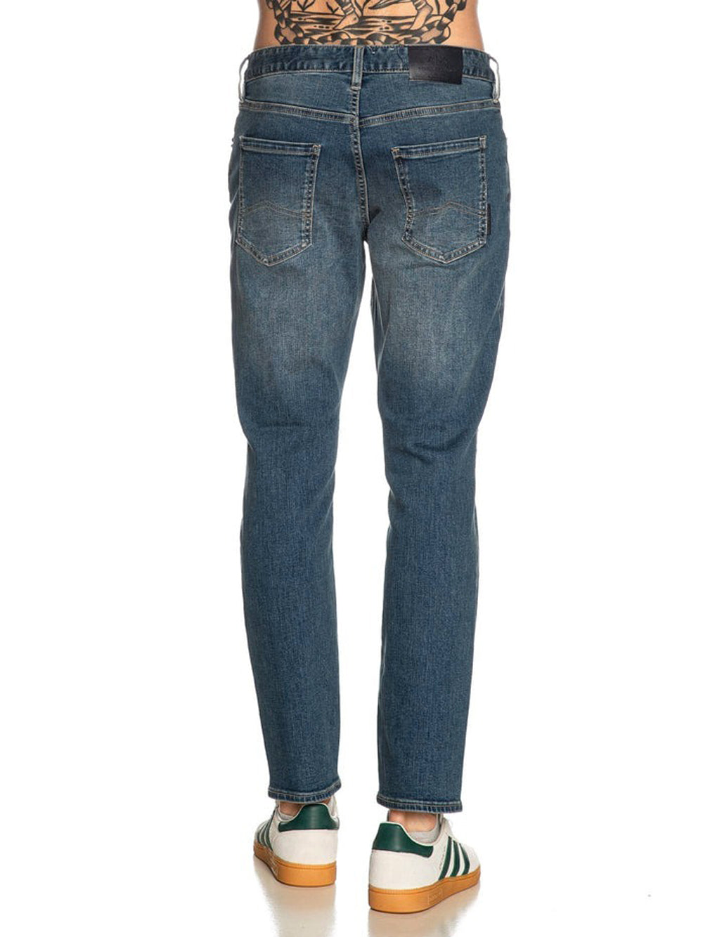 Jeans Slim Uomo Blu