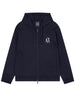 armani exchange felpa con zip uomo xm000371 blu 8418597