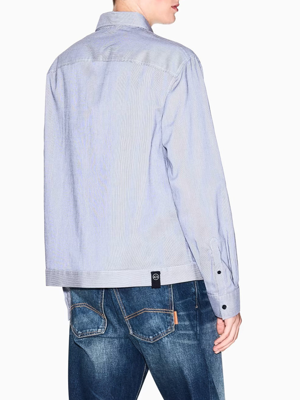 Camicia Casual Uomo Blu