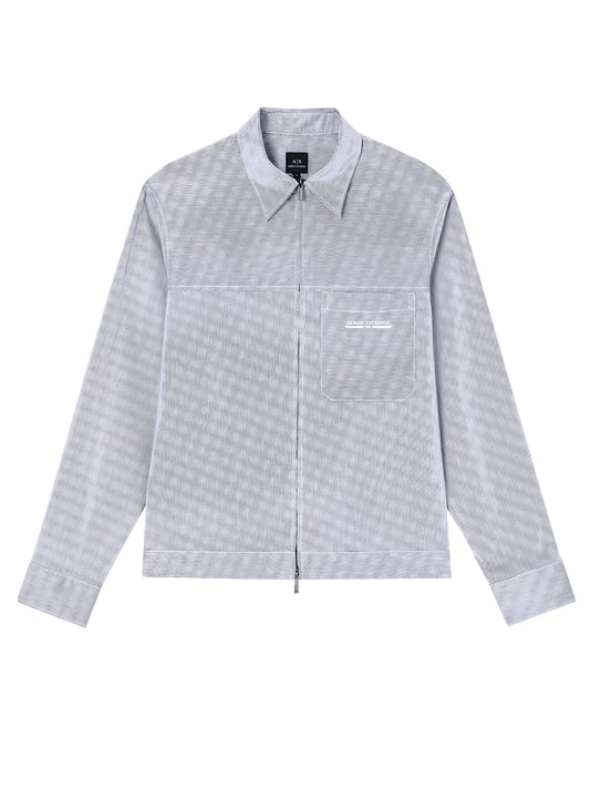 Camicia Casual Uomo Blu