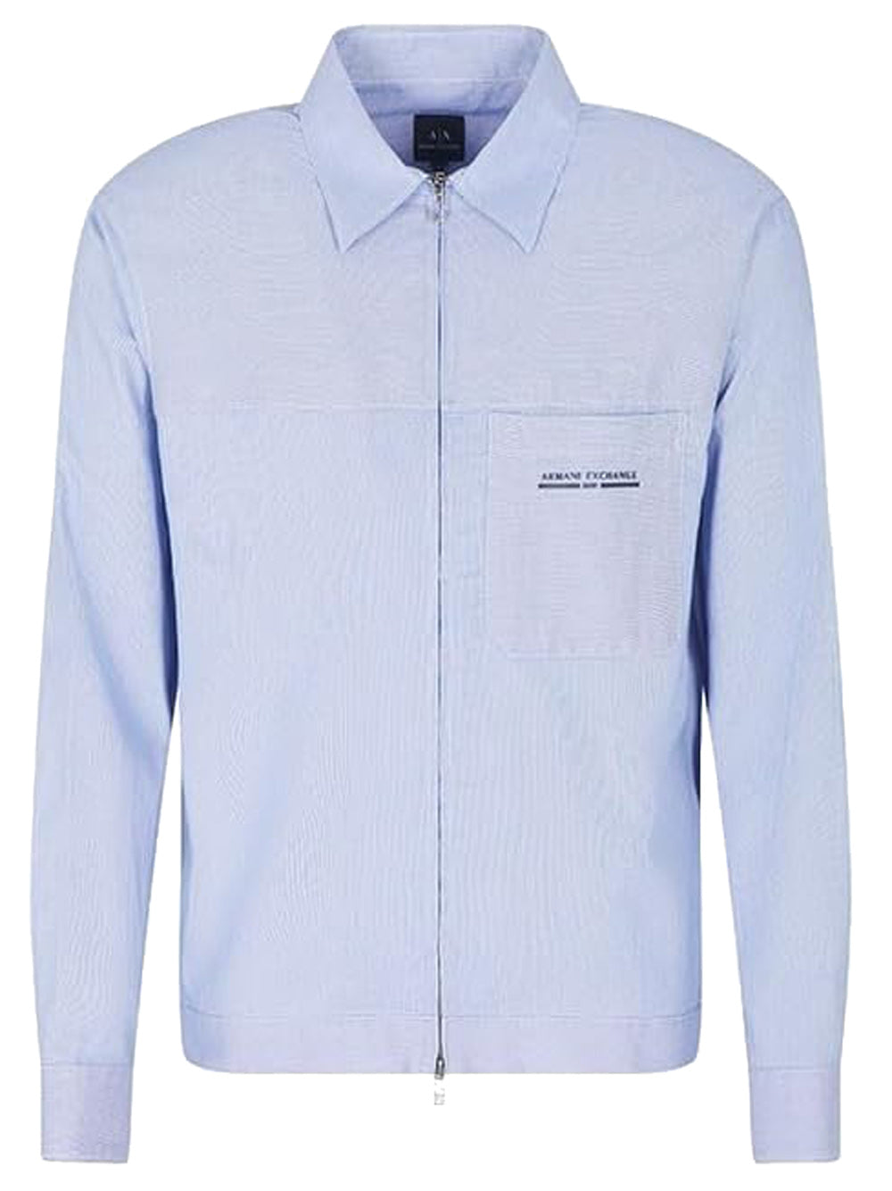 Armani Exchange Camicia Casual Uomo Blu
