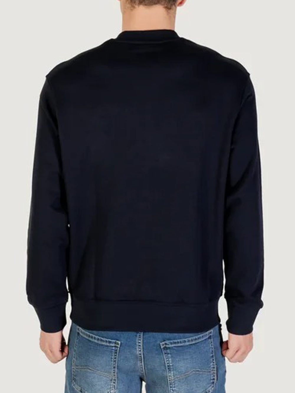 Felpa Girocollo Uomo Blu