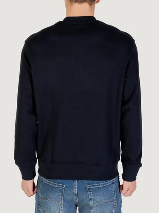 Felpa Girocollo Uomo Blu