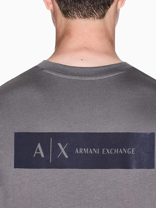 Armani Exchange T-shirt Uomo Grigio Scuro