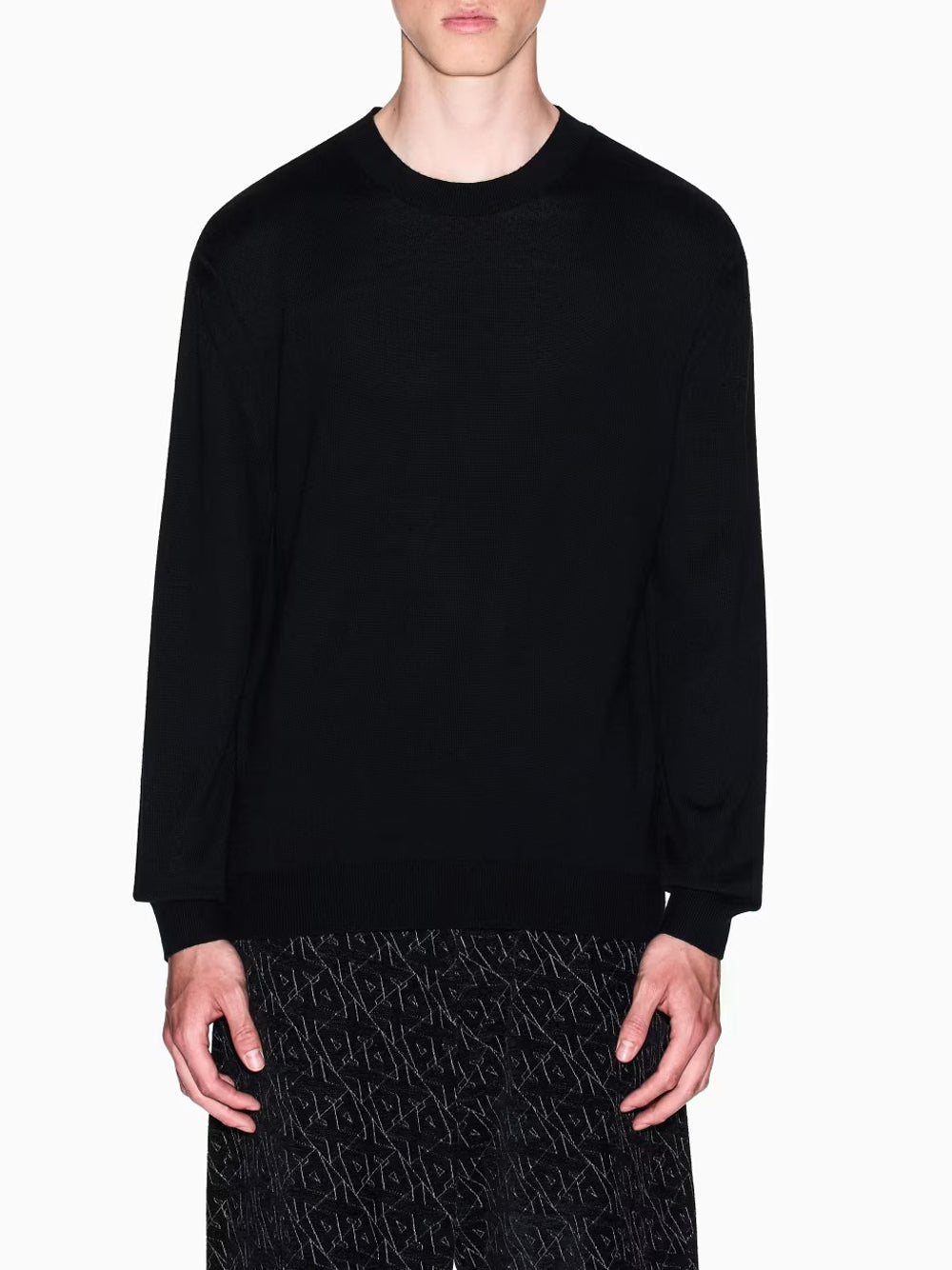 Armani Exchange Pullover Uomo XM001878 Nero