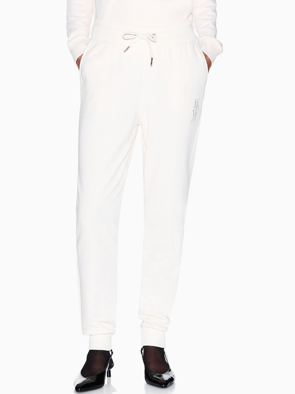 Armani Exchange Pantalone Tuta Donna Beige