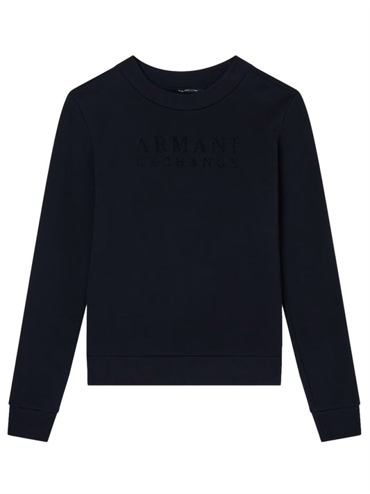 Felpa Girocollo Donna Nero