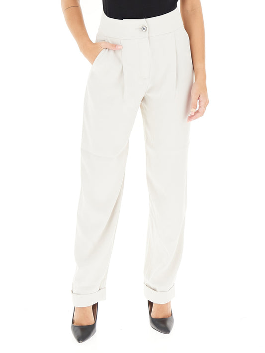 Armani Exchange Pantalone Casual Donna Bianco