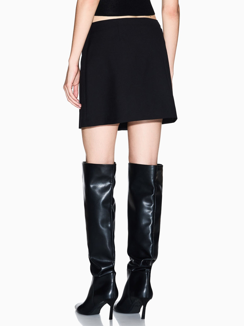 Armani Exchange Gonna Midi Donna Nero