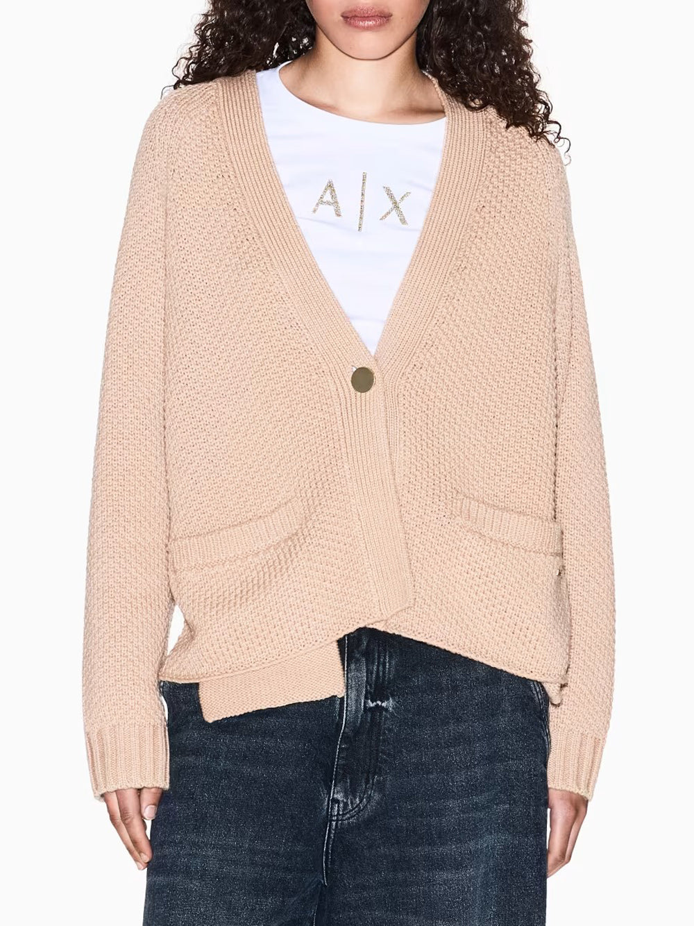 Cardigan Donna Beige