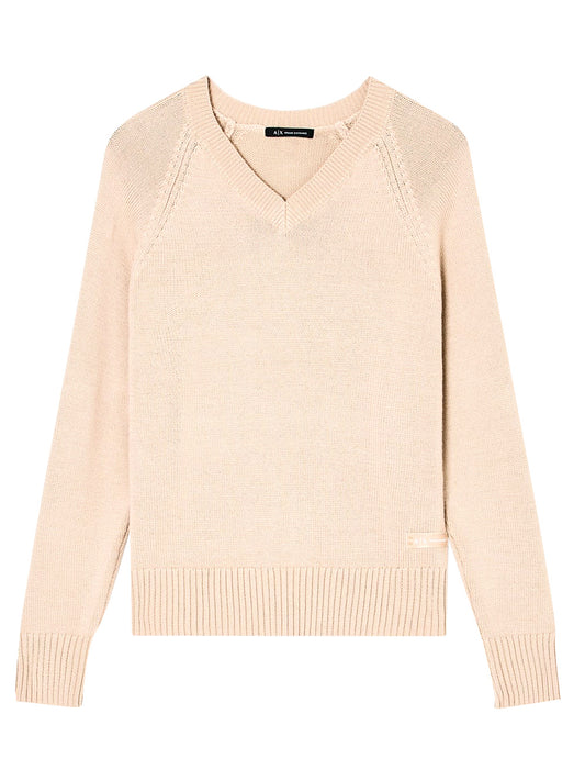 Armani Exchange Pullover Donna Beige