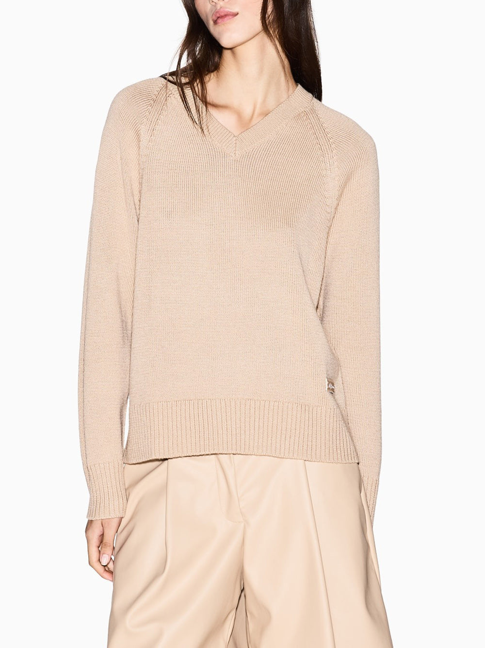 Armani Exchange Pullover Donna Beige