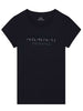 armani exchange t shirt donna xw001351 nero 5863592