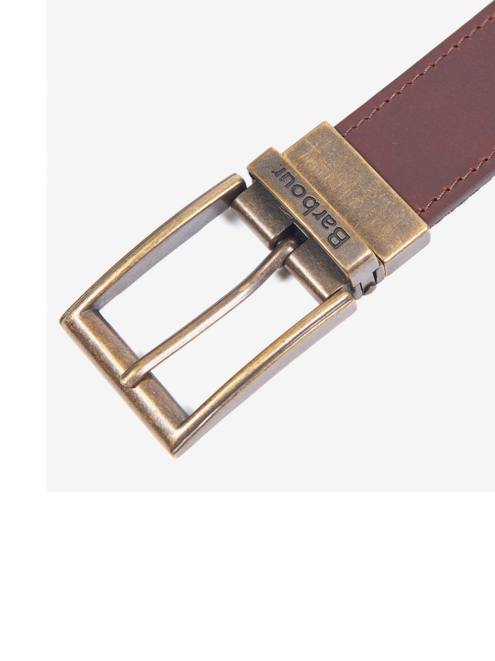 Barbour Cintura Uomo Reversible Marrone
