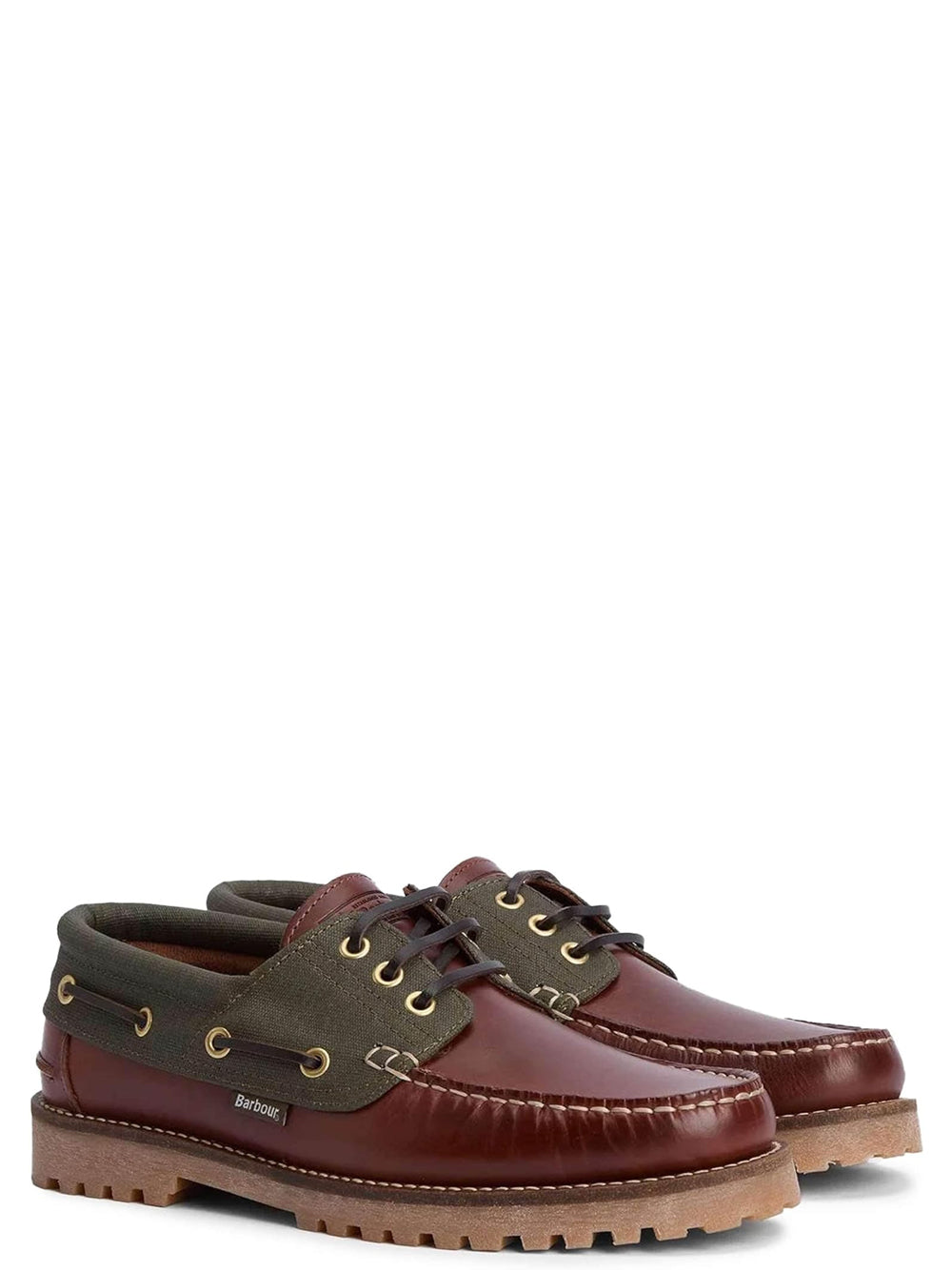 Barbour Sneakers Uomo Deck Marrone