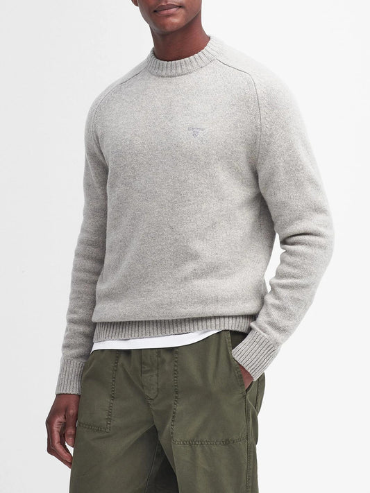 Barbour Pullover Uomo MKN1584 Grigio