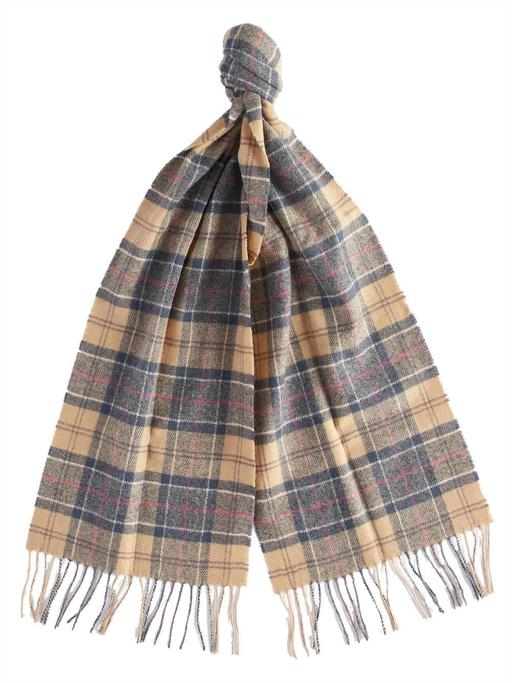 Sciarpa Uomo Tartan Scarf Beige