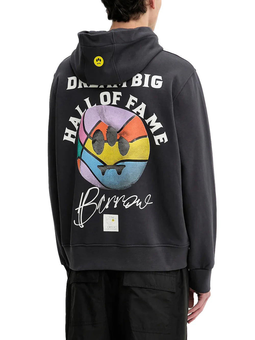 Felpa Cappuccio Uomo Nero