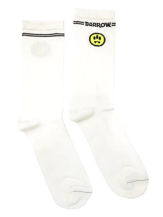 Barrow Calzini Uomo F5BWUASO096 Bianco