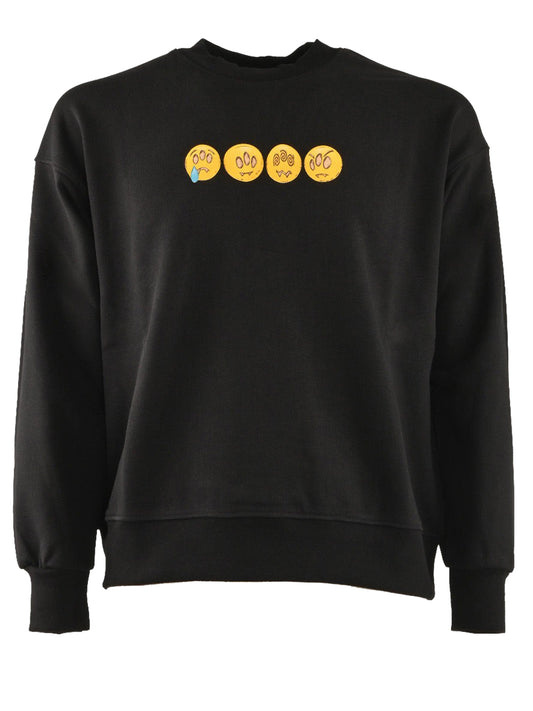 Barrow Felpa Girocollo Uomo Nero