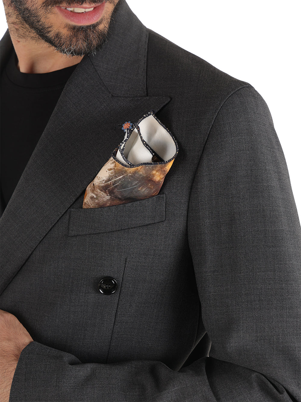 Bharnaba Abito Casual Uomo Antracite