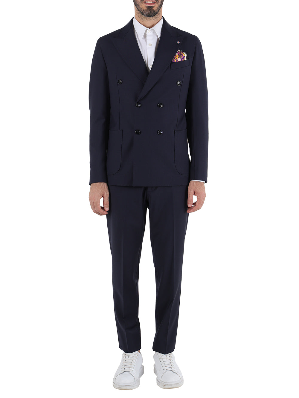 Bharnaba Abito Casual Uomo Blu