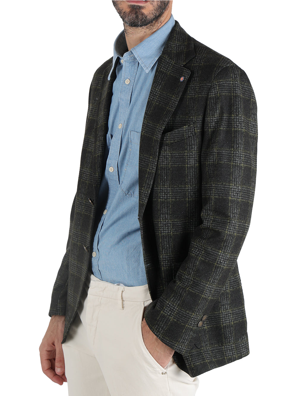 Bharnaba Giacca Uomo Verde