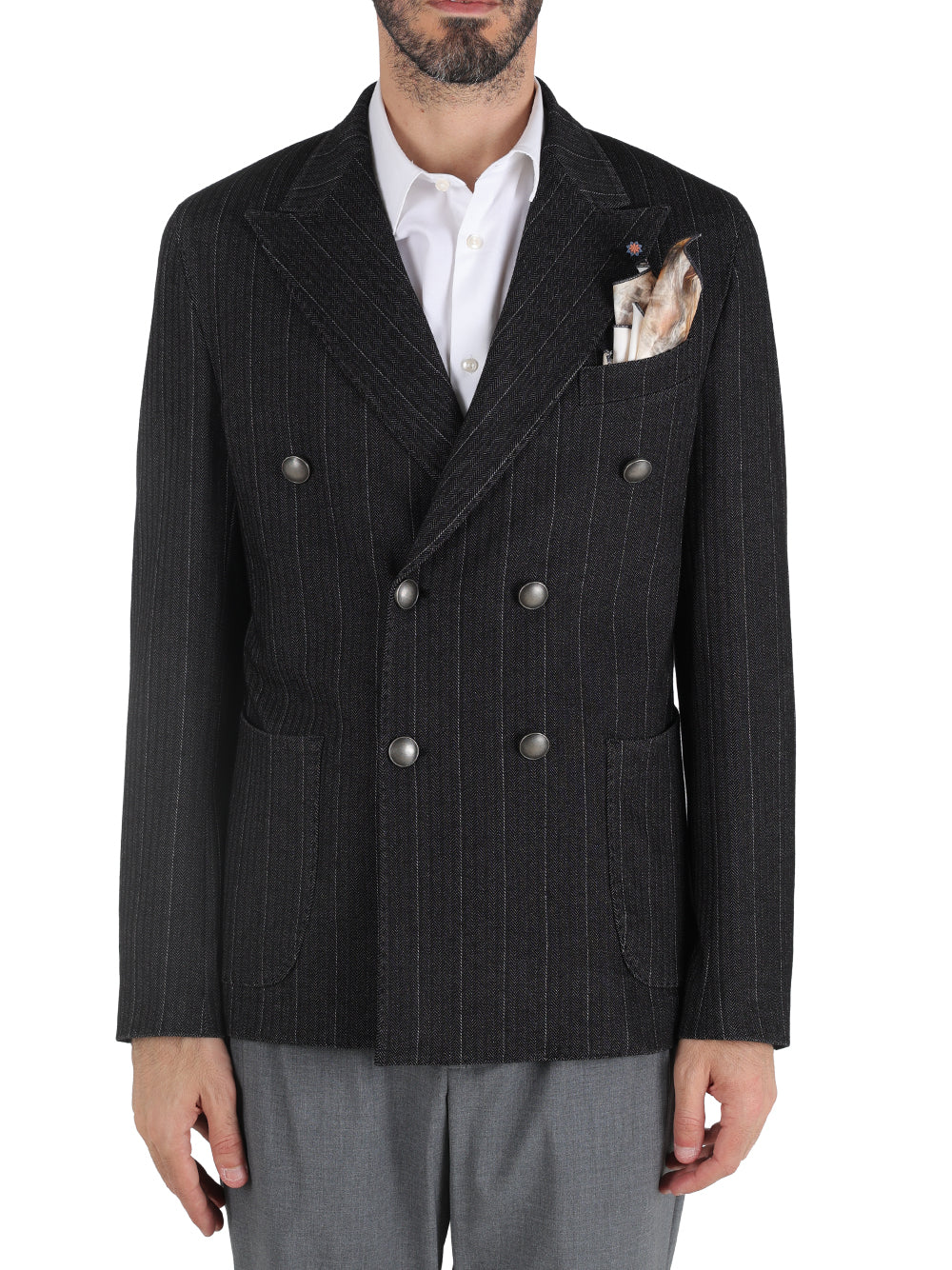 Bharnaba Giacca Uomo Nero