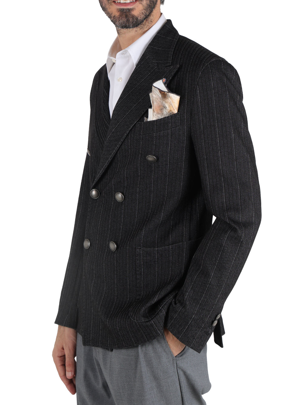 Bharnaba Giacca Uomo Nero