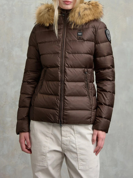 Blauer Giubbino Donna Arcadia Castagna