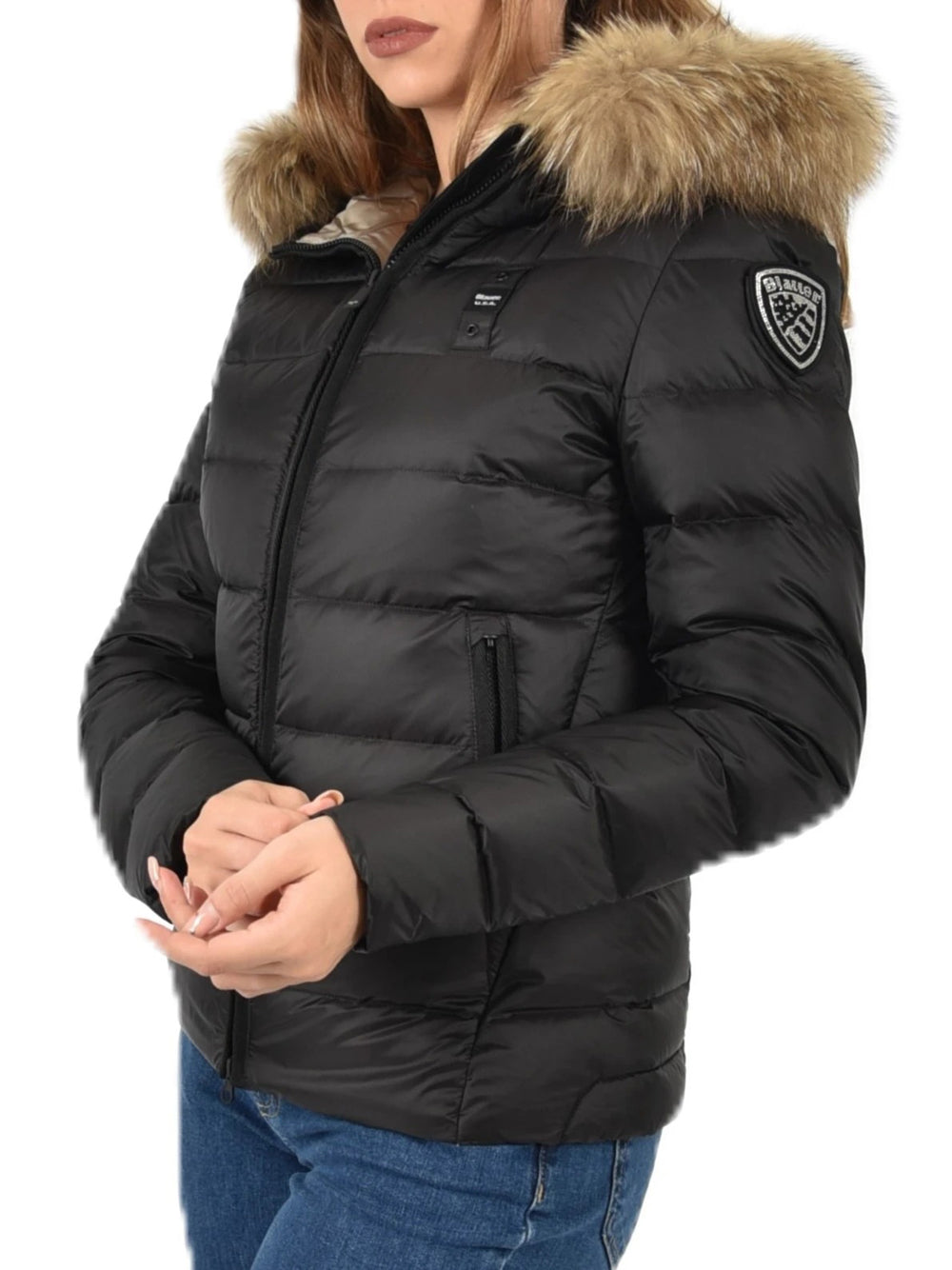 Blauer Giubbino Donna Arcadia Nero