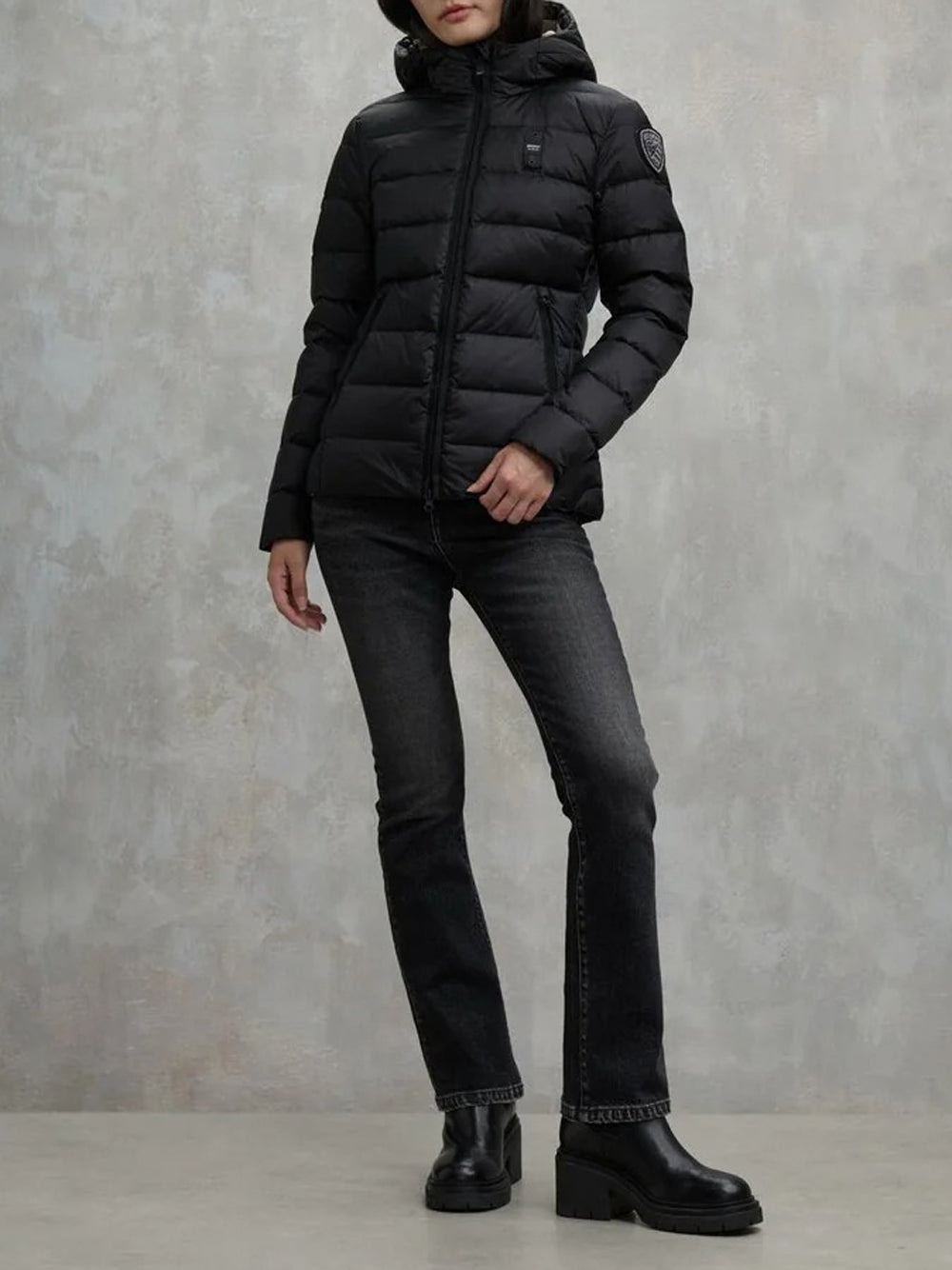 Blauer Giubbino Donna Charme Nero